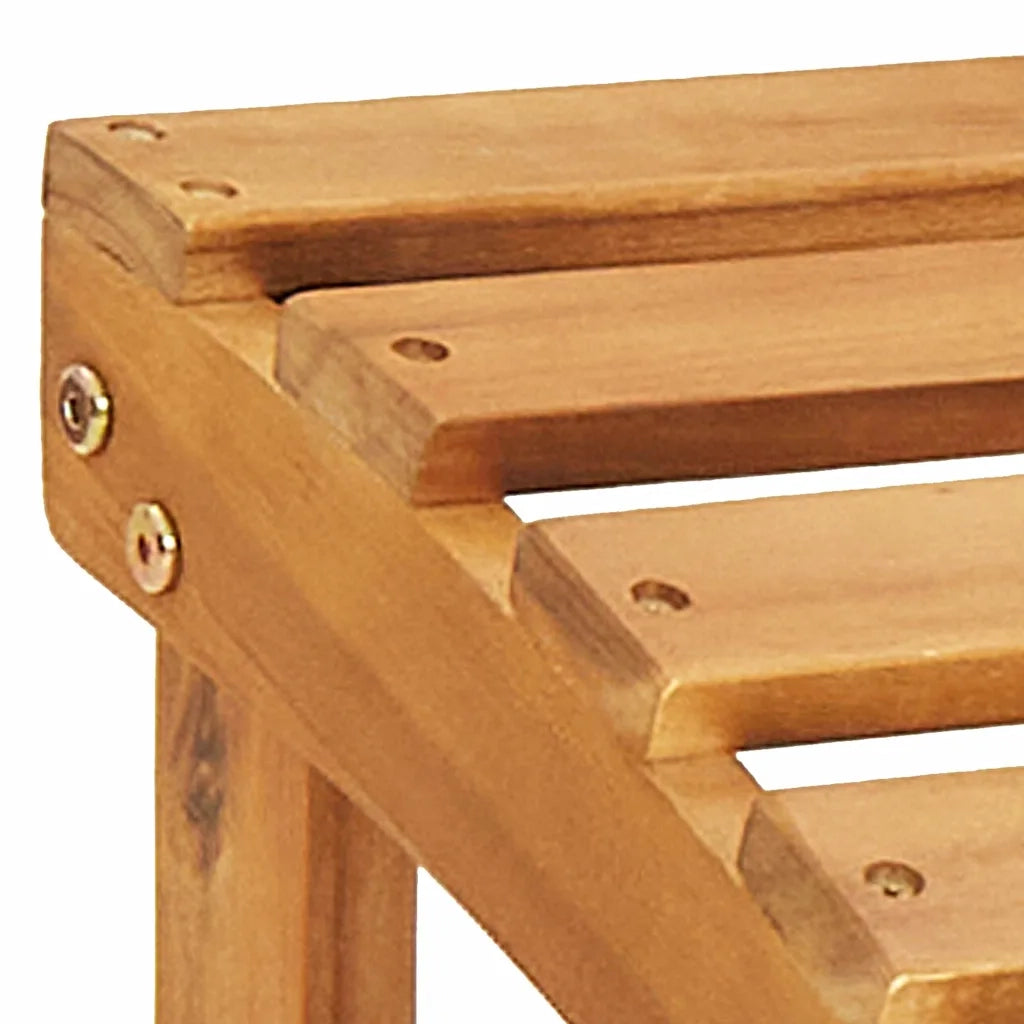 Sedia Adirondack Giardino con Poggiapiedi Legno Massello Acacia 360033