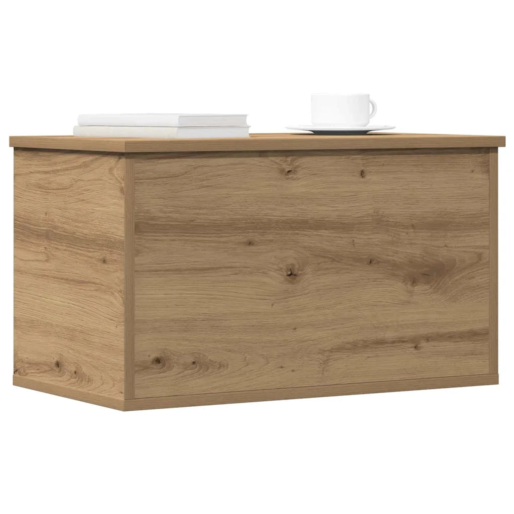 Scatola di Stoccaggio Rovere artigianale 60 x 35 x 35 cm 868703