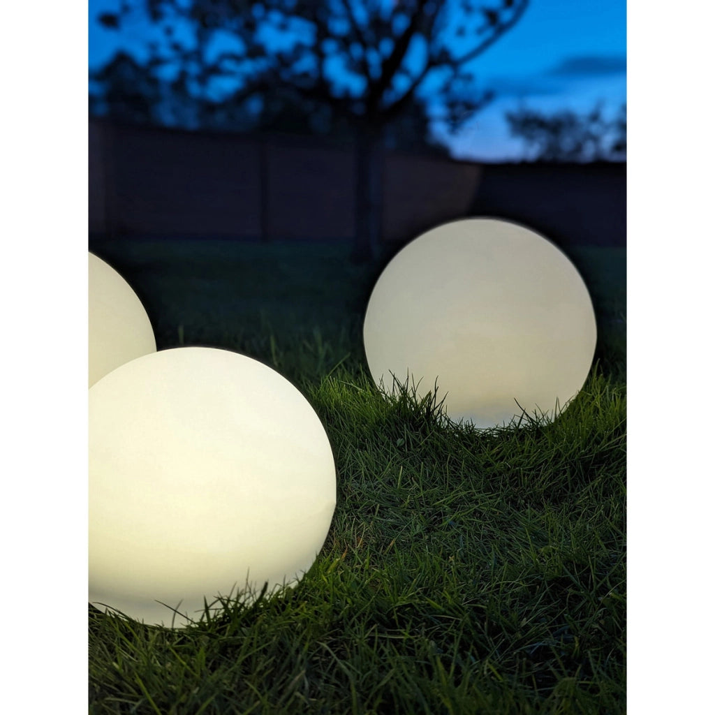 Lampada da Esterno Ricaricabile Lifton, Bianco, Plastica, 20x20x20 cm