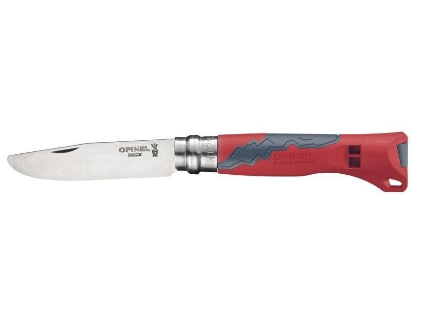 Opinel N°07 Camper/scout Rosso