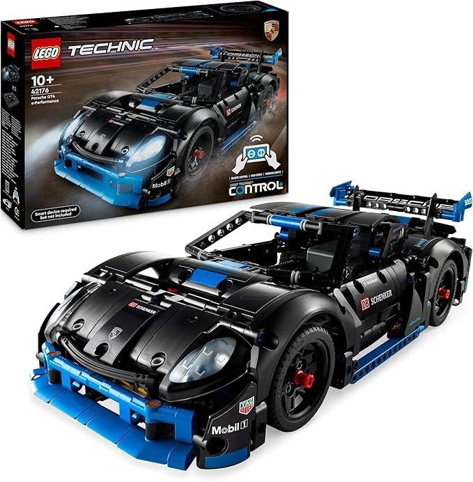 LEGO 42176 Technic Auto da Corsa Porsche GT4 e-Performance, Macchina Giocattolo Telecomandata,Modellino di Auto da Costr