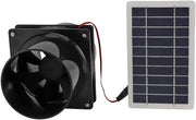 Ventilatore di aspirazione a energia solare 10W 12V per tubo circolare recinti per animali - pollaio - casetta RV