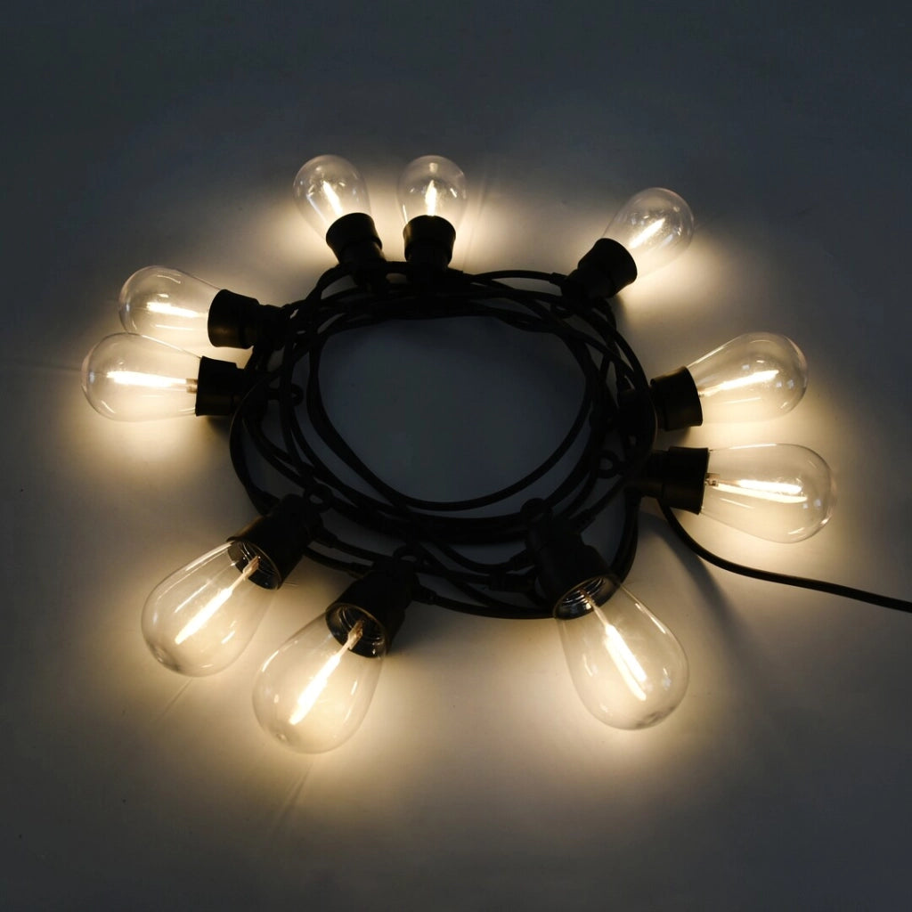 Girlanda solare da giardino 6,5 m LED 2700K IP44 Rabalux Zirc