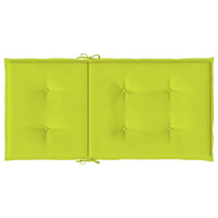 Cuscini per Sedia 4 pz Verde Intenso 100x50x3 cm Tessuto Oxford 314147