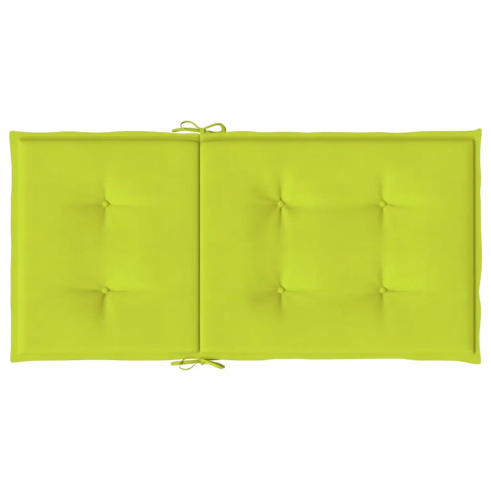 Cuscini per Sedia 4 pz Verde Intenso 100x50x3 cm Tessuto Oxford 314147