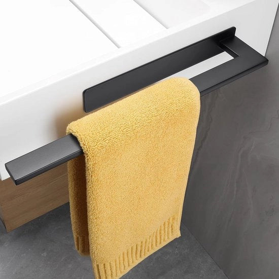 Manicotto per asciugamani in acciaio inossidabile - adesivo, 39 cm - per bagno e cucina