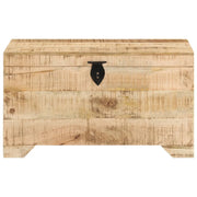 Cassapanca in Legno Massello di Mango Ruvido 328293