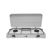 Fornello a gas, piano cottura con due bruciatori SG-6002 Starlux Fornello a gas 2 Fuochi Campeggio Camper
