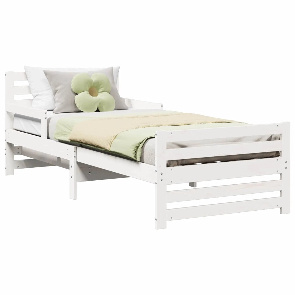 Struttura del letto Bianco 80 x 200 cm Legno multistrato 877207