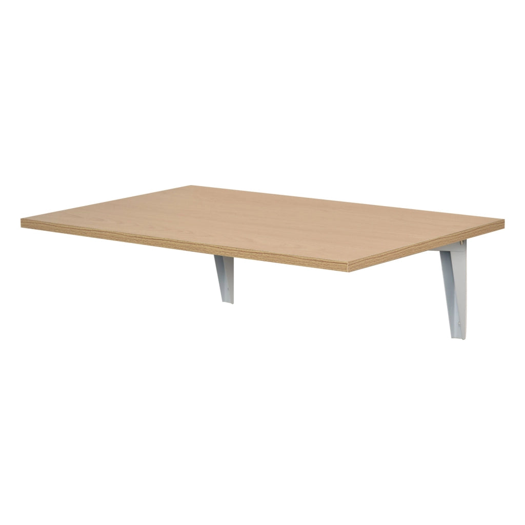 Tavolo Pieghevole a Parete Legno ¨C zephmum ¨C Naturale 60x40x20 cm