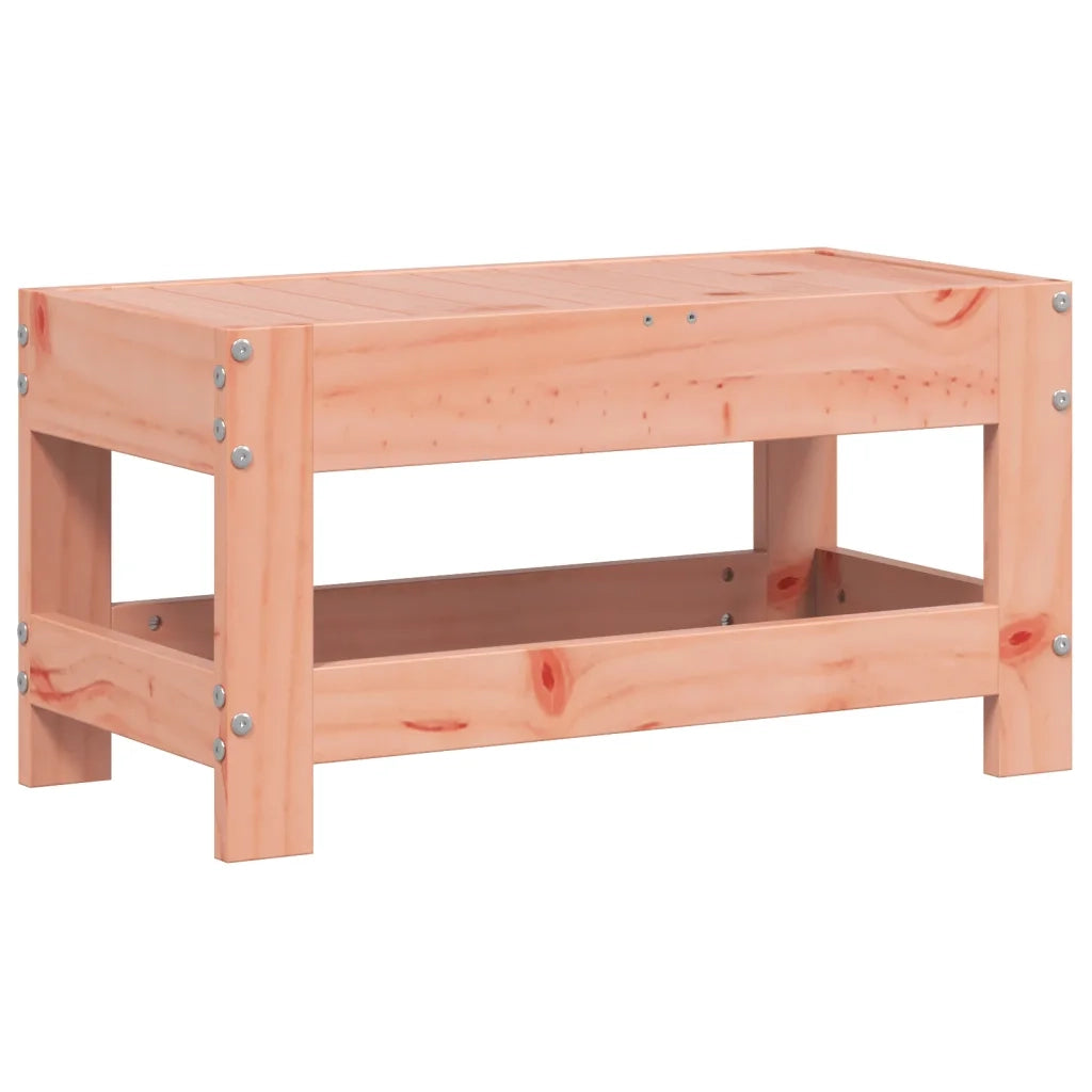 Sedia da giardino-Poggiapiedi da Giardino 62x30x32cm in Legno Massello di Douglas