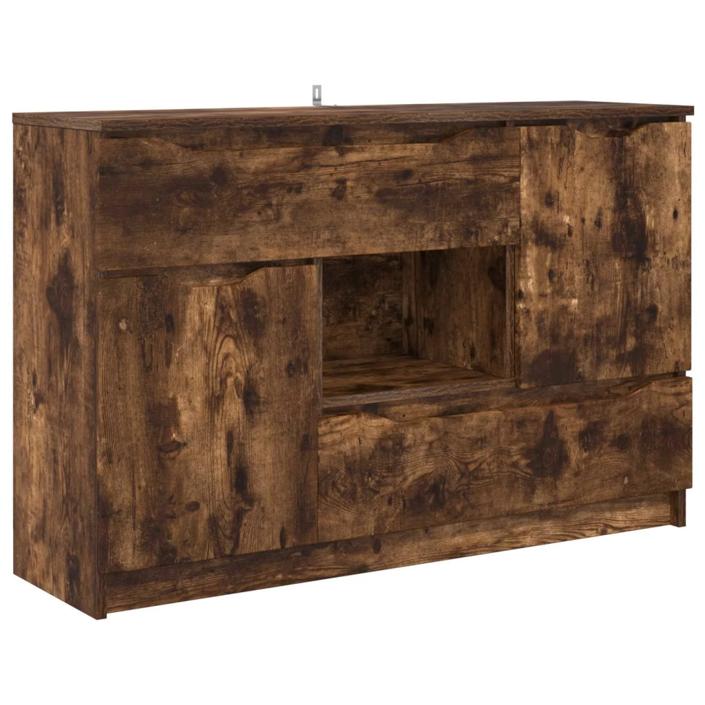 Credenza Rovere fumé 100 x 30 x 65,6 Legno multistrato 888792