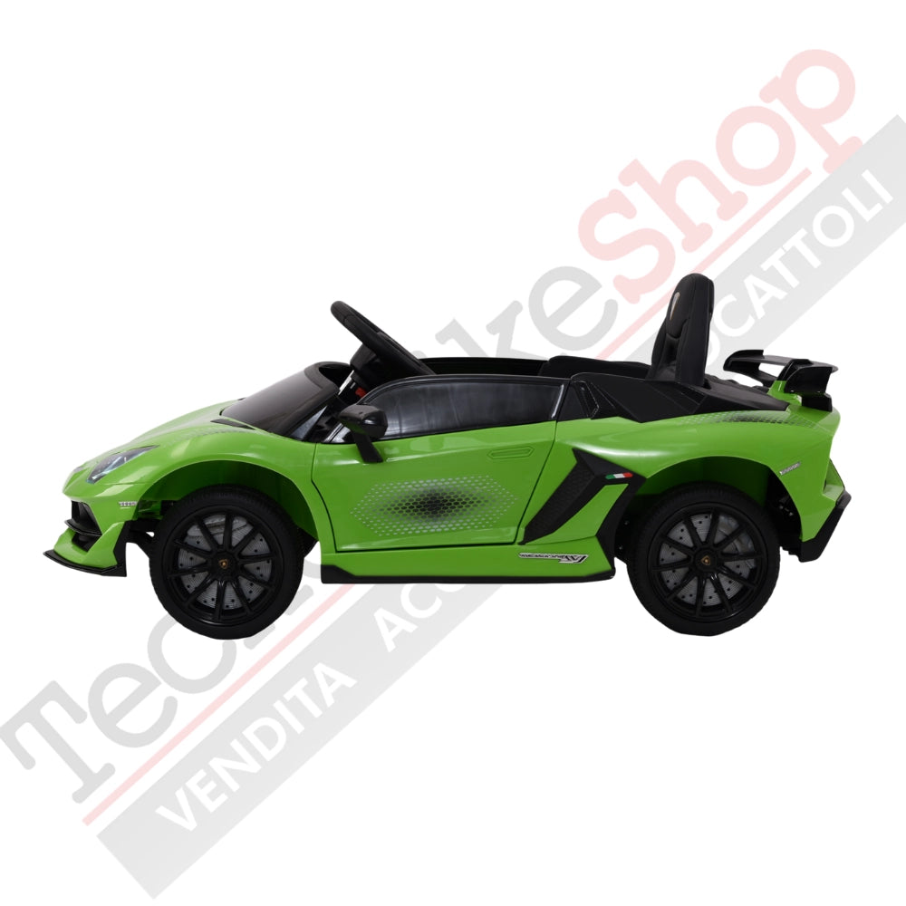 Tecnobike Shop - Auto Elettrica Per Bambini Lamborghini Svj Small 12V-Verde