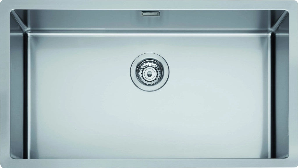 Lavello da incasso in acciaio inox a una vasca 74x44cm Coveh