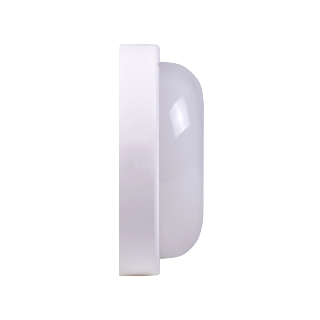 APPLIQUE LAMPADA LED DA PARETE TONDA CON SENSORE DI MOVIMENTO 9W LUCE FREDDA 6500K° IP56 - ILLUMINAZIONE RISPARMIO ENERGETICO