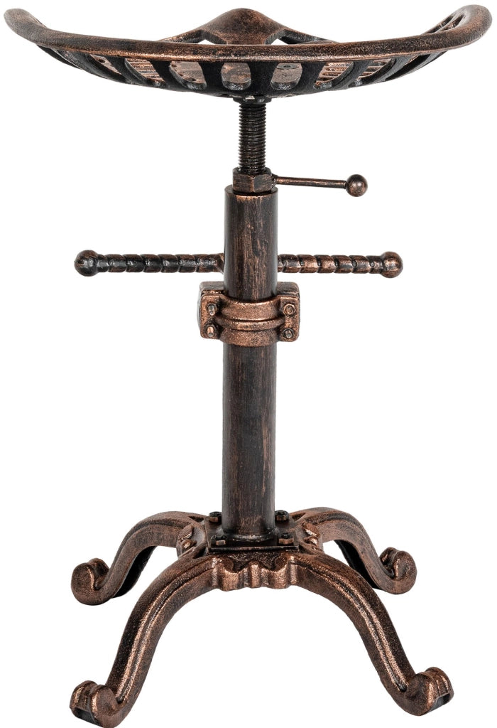 Set 2 Sgabelli Bar industriali Butch In Ghisa bronzo
