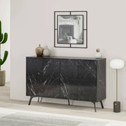 Madia Earl, Credenza 6 Ripiani, 123x35x77h cm Grigio