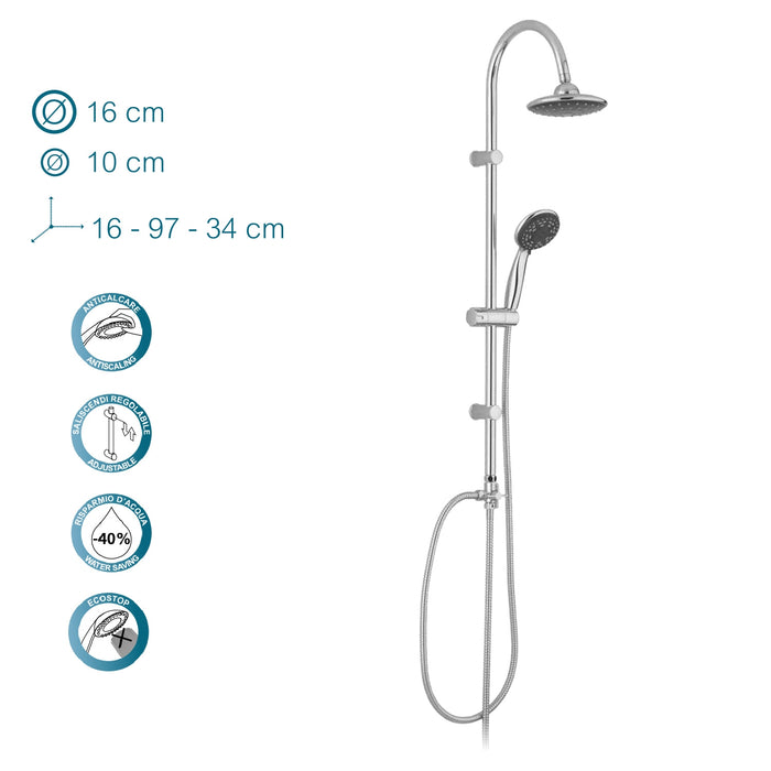 Alpha - Saliscendi Acciaio Inox