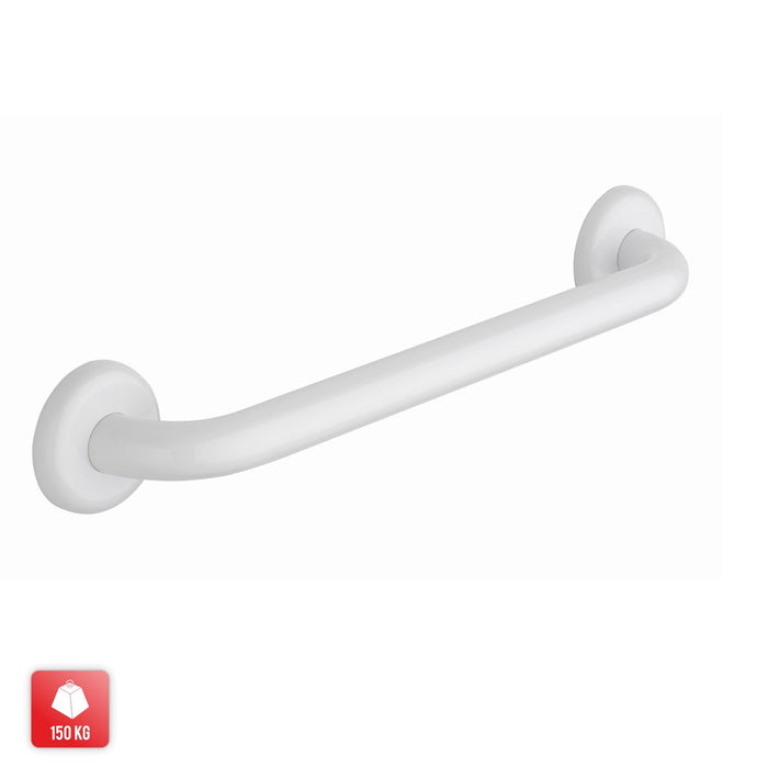 Maniglione Acciaio Verniciato Bianco  45 Cm (Diametro 32Mm)