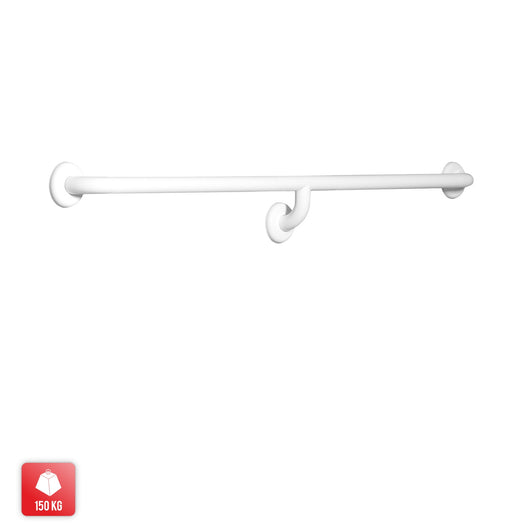 Maniglione In Acciaio Bianco 120 Cm Comfort