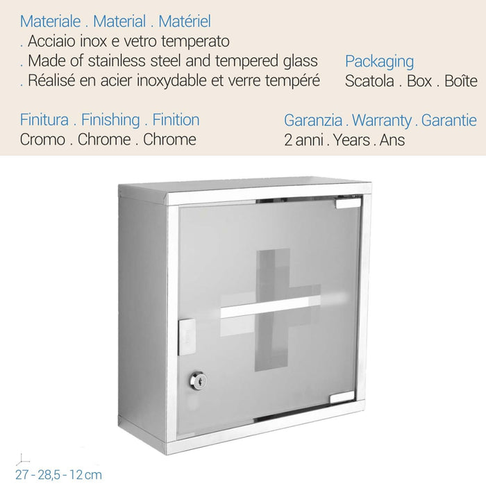 Armadietto con Chiave 27x28 5 Cm mod. Mayday