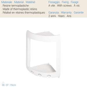 Angolare Bianco mod. Oasi