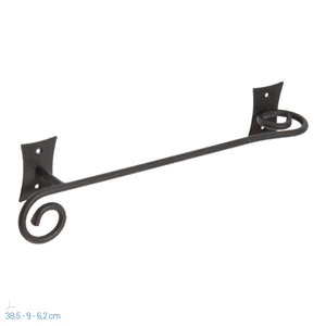 Barra porta asciugamani 30 cm in acciaio mod. Rebecca