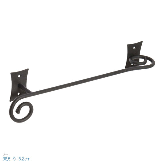 Barra porta asciugamani 30 cm in acciaio mod. Rebecca