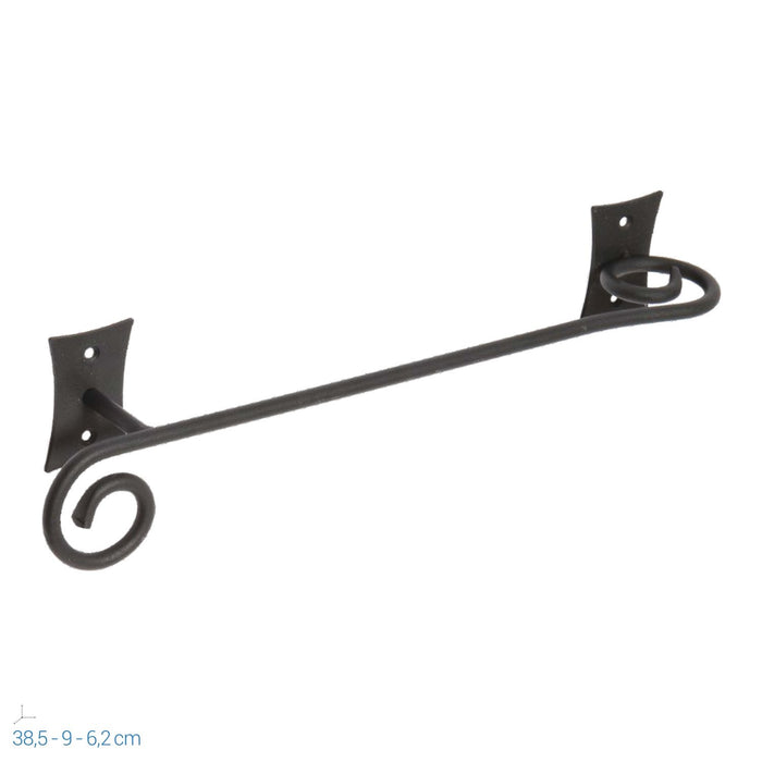 Barra porta asciugamani 30 cm in acciaio mod. Rebecca