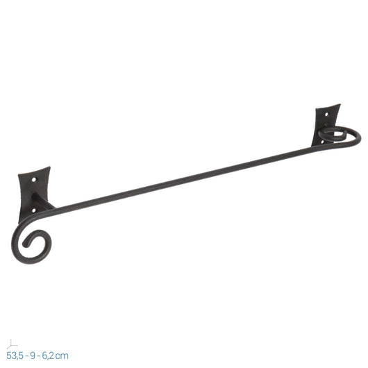 Barra porta asciugamani 45 cm in acciaio mod. Rebecca