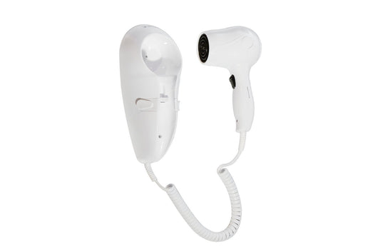 Asciugacapelli da Parete Cromo in Ottone Cromato  Acciaio Inox  e materiali termoplastici Mod. One Hotellerie