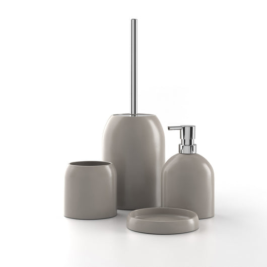 Porta Scopino da Appoggio Tortora in Porcellana Mod. Bird