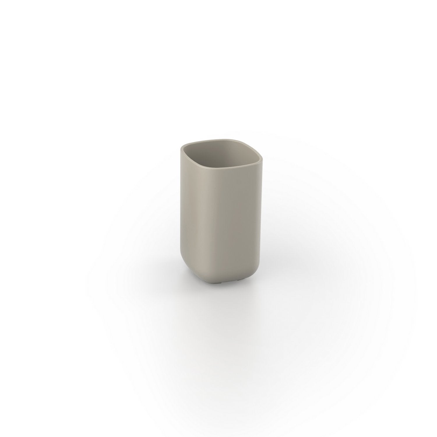 Porta Spazzolini da Appoggio Tortora in Resine Termoplastiche Mod. Pod