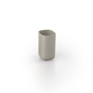 Porta Spazzolini da Appoggio Tortora in Resine Termoplastiche Mod. Pod