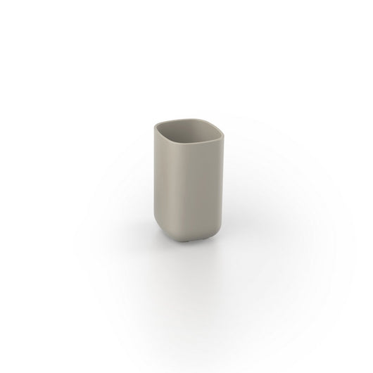 Porta Spazzolini da Appoggio Tortora in Resine Termoplastiche Mod. Pod