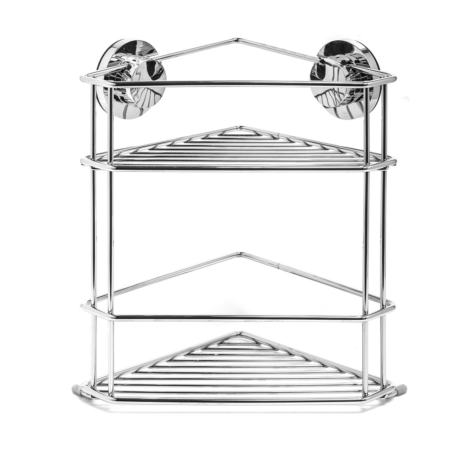 Angolare Doccia Doppio a filo Cromo in Acciaio Cromato e ABS Mod. New Chrome 2.0