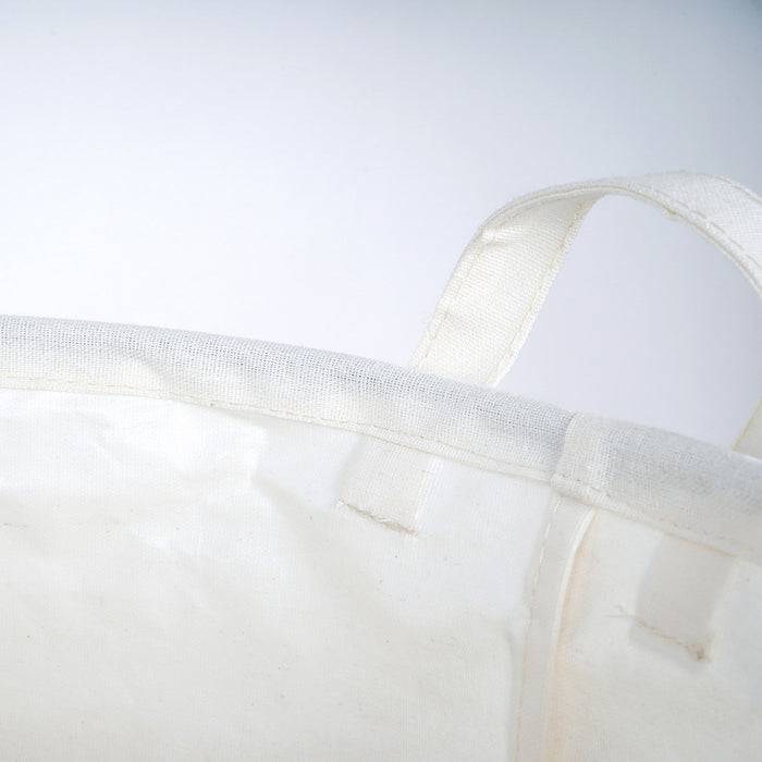 Cesta Portabiancheria salvaspazio Bianco con Fantasia Gatti in Cotone impermeabile Mod. Cats