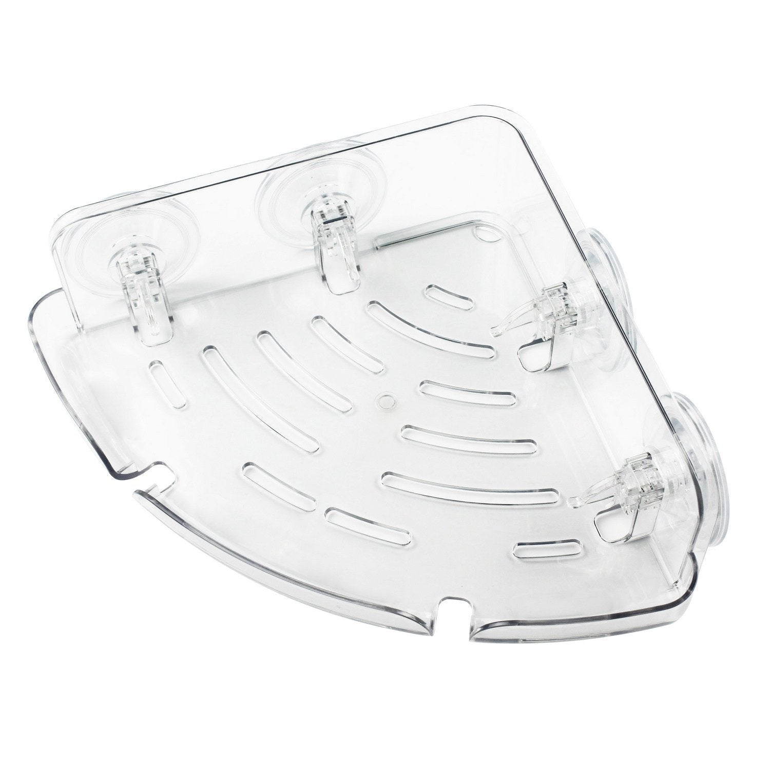 Mensola Angolare Trasparente in Materiale Termoplastico Mod. Air Container