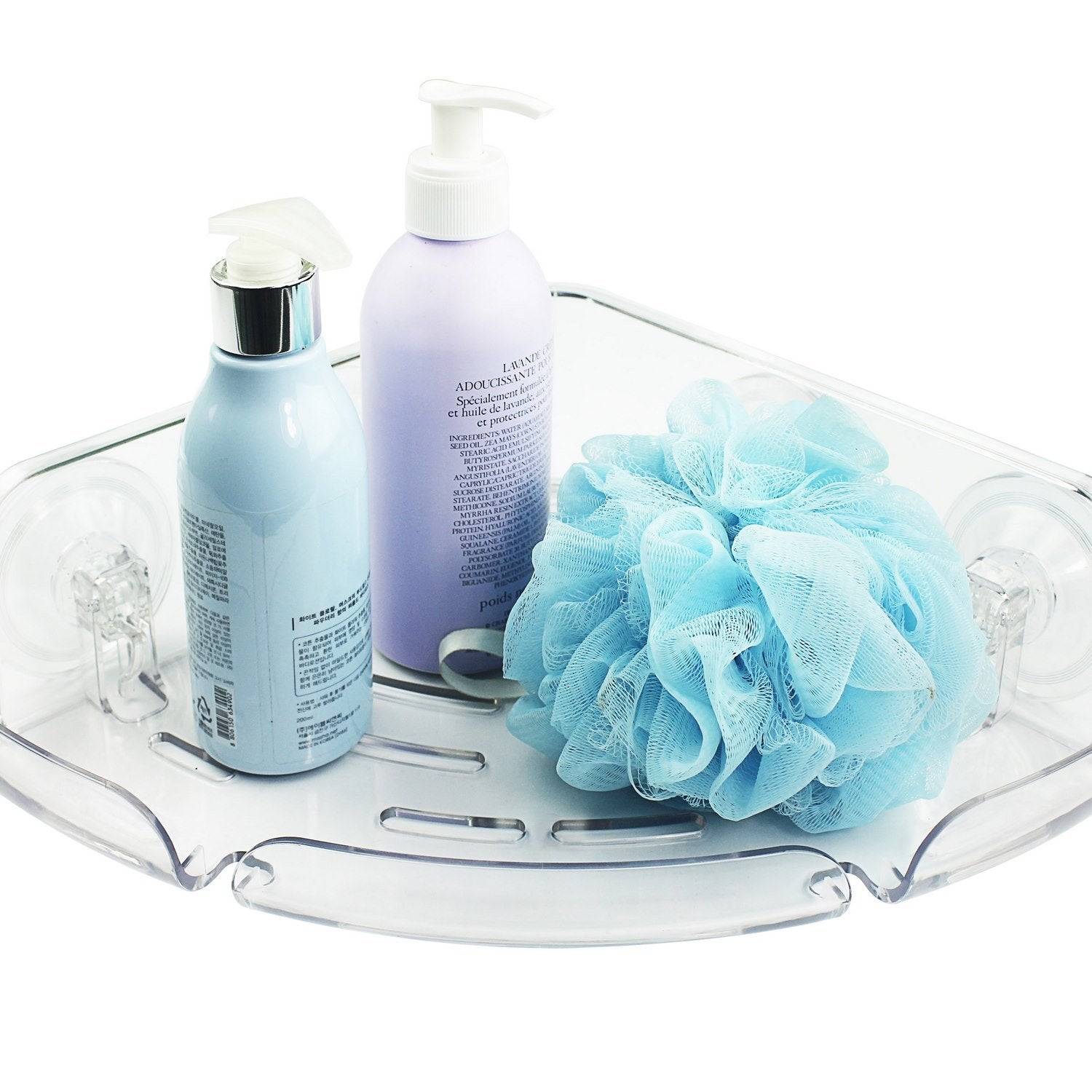 Mensola Angolare Trasparente in Materiale Termoplastico Mod. Air Container