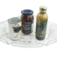 Mensola Angolare Trasparente in Materiale Termoplastico Mod. Air Container