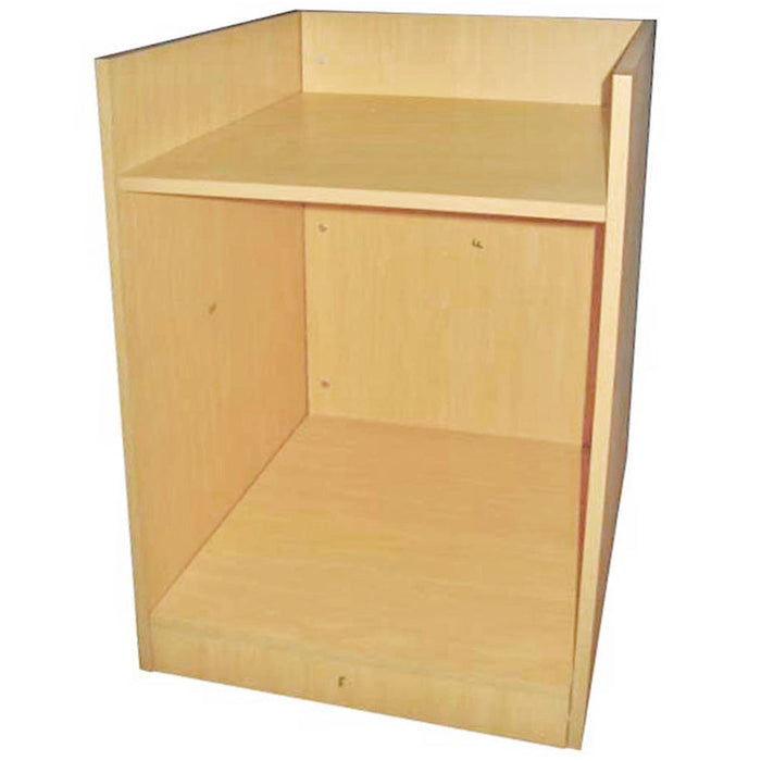 Banco Cassa TB60 in Laminato Acero con Vano Portaoggetti e Ripiano POS