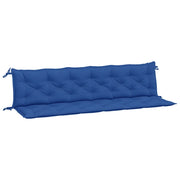 Cuscini per Panca 2 pz | Cuscini per sedie Blu 200x50x7 cm in Tessuto Oxford