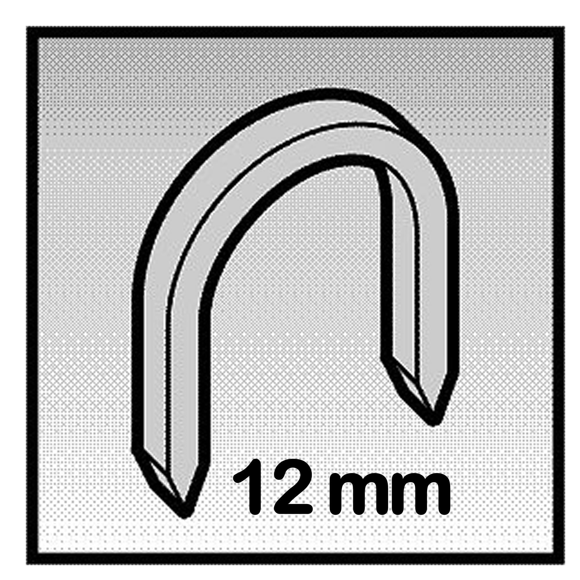 Punti a 'u' altezza 12 mm pz 2000 valex