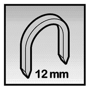 Punti a 'u' altezza 12 mm pz 2000 valex