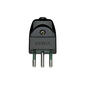 00201 Spina Sicury 2P+T 10A S11 Assiale Nero