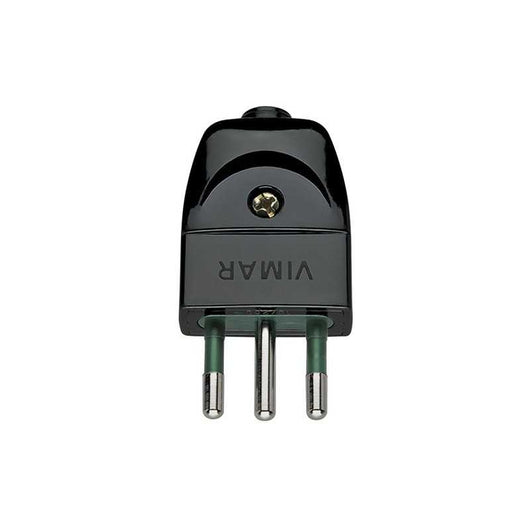 00201 Spina Sicury 2P+T 10A S11 Assiale Nero