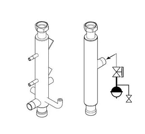 Accessorio per Caldaie Vaillant Tronchetto INAIL 0020106206