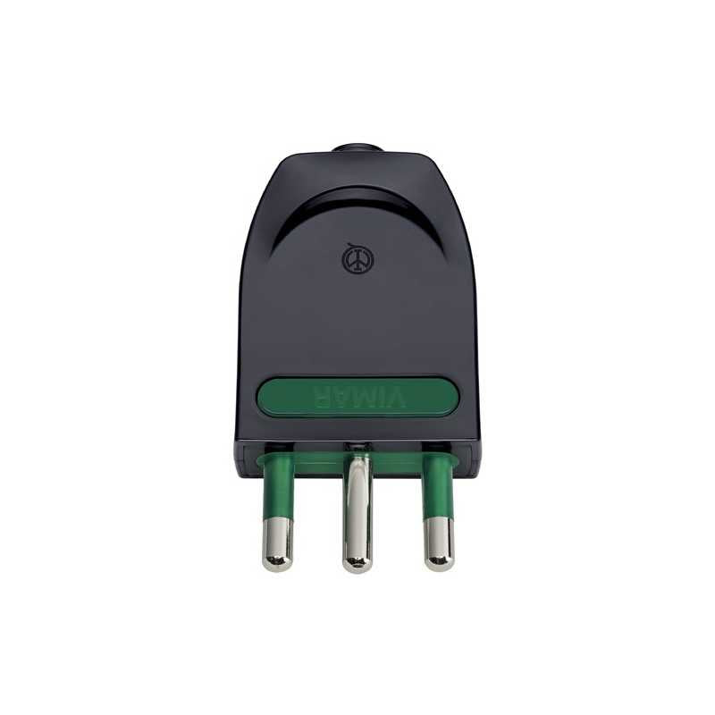 00204 Spina 2P+T16A Orientabile S17-Spb17 Nero