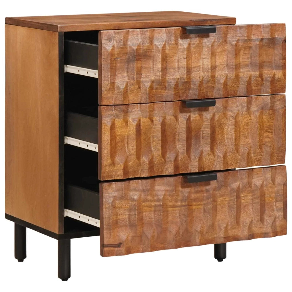 Armadio da Notte con cassetto Marrone 50 x 33 x 62 cm 4017909