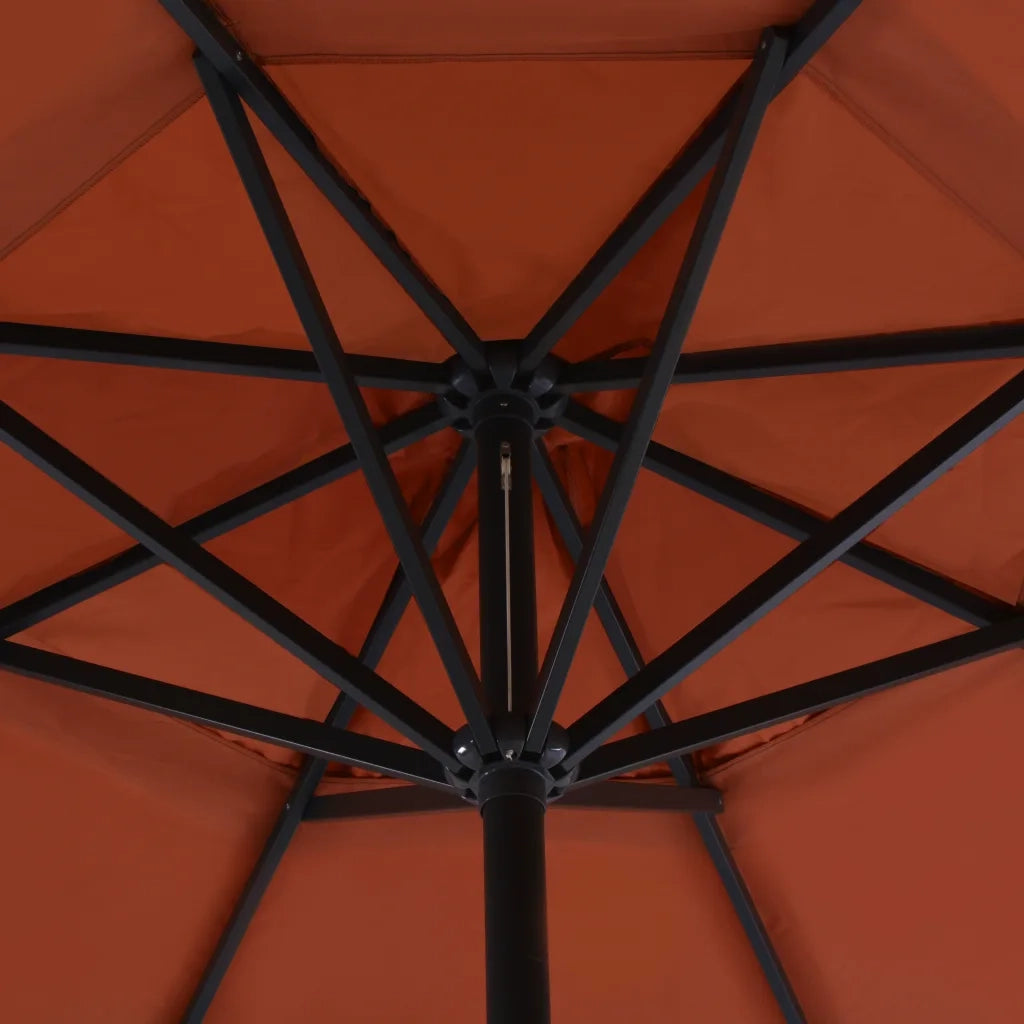 Ombrellone da Esterni con Palo in Alluminio 500 cm Terracotta 44477